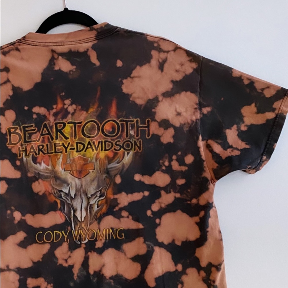 Vintage Harley Davidson Beartooth Cody Wyoming T-Shirt